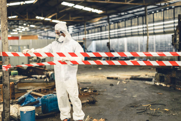 Professional Biohazard technician working in Hollis, NH